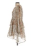 Unbranded Animal Print Tan Cocktail Dress Size XS - photo 5