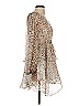 Unbranded Animal Print Tan Cocktail Dress Size XS - photo 4