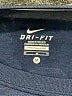 Nike 100% Polyester Blue Long Sleeve T-Shirt Size M - photo 7