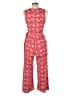 Kaileigh Hearts Red Jumpsuit Size S - photo 2