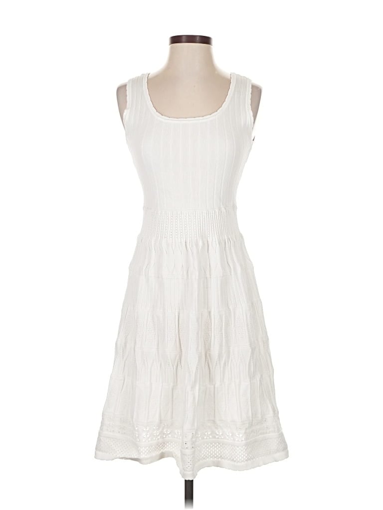 Pre-owned Merokeety Casual Dress In White