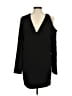 IRO 100% Polyester Solid Black Cocktail Dress Size EU (FR) 40 / US 8 - photo 2