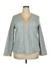 Unbranded Gray Long Sleeve Blouse Size XXL - photo 1