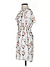 Wilfred 100% Polyester Print White Cocktail Dress Size XS - photo 5