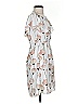 Wilfred 100% Polyester Print White Cocktail Dress Size XS - photo 4