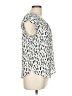 Alice Blue 100% Polyester Silver Short Sleeve Blouse Size M - photo 4