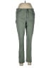 Chaps Solid Green Casual Pants Size 12 (petite) - photo 1