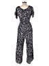 Kindred 100% Rayon Stars Blue Jumpsuit Size M - photo 2