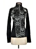 Asics 100% Polyester Graphic Black Jacket Size XS - photo 1