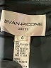Evan Picone 100% Polyester Solid Black Casual Dress Size 8 - photo 7