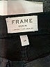 FRAME Denim Solid Black Denim Shorts Size 24 waist - photo 3