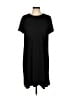 J.Jill Solid Black Casual Dress Size L - photo 1