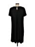 J.Jill Solid Black Casual Dress Size L - photo 2