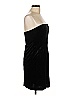 Zara 100% Polyester Solid Black Cocktail Dress Size L - photo 4