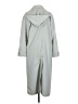 Gallery 100% Polyester Gray Trenchcoat Size 4 (petite) - photo 2
