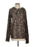 Ideology Animal Print Gold Jacket Size S - photo 1