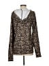 Ideology Animal Print Gold Jacket Size S - photo 2