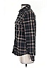 O'Neill 100% Polyester Plaid Black Long Sleeve Blouse Size XS - photo 5