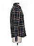 O'Neill 100% Polyester Plaid Black Long Sleeve Blouse Size XS - photo 4
