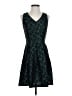 Ann Taylor LOFT Argyle Teal Cocktail Dress Size 0 - photo 1