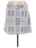 Express Houndstooth Gray Casual Skirt Size L - photo 1