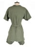 Madewell 100% Cotton Solid Green Romper Size XXS - photo 2