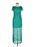 Xhilaration 100% Polyester Teal Cocktail Dress Size M - photo 1
