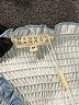 Assorted Brands 100% Polyester Tie-dye Blue Denim Skirt Size 12 - photo 4