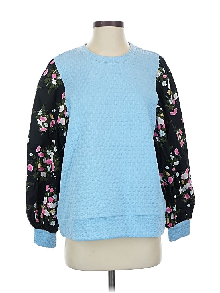 Pre-owned Lularoe Sweatshirt In Blue