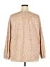 Lands' End Tan Long Sleeve Blouse Size 2X - photo 2
