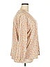 Lands' End Tan Long Sleeve Blouse Size 2X - photo 4