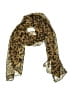 Unbranded Animal Print Tan Scarf One size - photo 1