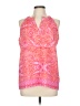 Emma & Olivia 100% Polyester Pink Sleeveless Blouse Size M - photo 1