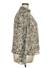 Halogen 100% Polyester Animal Print Silver Long Sleeve Blouse Size XXL - photo 4