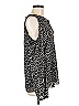 MICHAEL Michael Kors 100% Polyester Animal Print Silver Long Sleeve Blouse Size M - photo 4