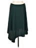 H&M 100% Polyester Solid Green Formal Skirt Size 12 - photo 1