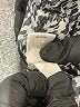 Elle Solid Black Coat Size L (kids) - photo 5