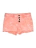 True Craft Hearts Pink Denim Shorts Size 3 - photo 1
