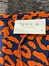Vila 100% Polyester Animal Print Orange Casual Dress Size EU 34 / US 4 - photo 4