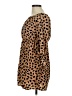 Unbranded 100% Polyester Animal Print Brown Casual Dress Size M - photo 5