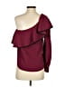 Amanda Uprichard 100% Polyester Burgundy 3/4 Sleeve Blouse Size P (petite) - photo 2