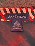 Ann Taylor Chevron-herringbone Red Silk Skirt Size 6 - photo 4