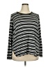 Market and Spruce Stripes Black Pullover Sweater Size 2X - photo 1