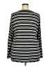 Market and Spruce Stripes Black Pullover Sweater Size 2X - photo 2