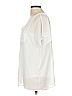 Design History 100% Polyester Ivory Short Sleeve Blouse Size L - photo 5