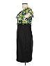 AB Studio 100% Polyester Graphic Black Cocktail Dress Size 12 - photo 5
