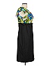 AB Studio 100% Polyester Graphic Black Cocktail Dress Size 12 - photo 4