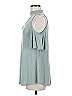 MTS Teal Sleeveless Blouse Size S - photo 5