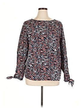 Fleur Bleue Long Sleeve Blouse