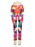 Assorted Brands Graphic Orange Red Active Pants One size - photo 1